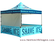 10 x 10 Pop Up Tent - Shave Ice
